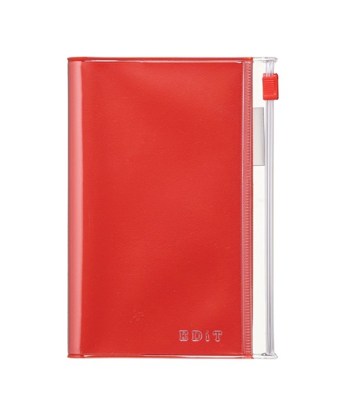 EDiT（エディット）の「EDiT 手帳用紙を使った小さな方眼ノート・B7変型・PVCカバー付き（手帳/メモ帳・レディース・ホワイト/ブラック/ベージュ/パープル/レッド/ピンク/イエロー/グリーン/ロイヤルブルー/クリア・FREE）」の9枚目の写真