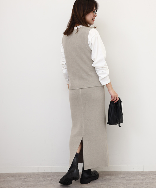 JOURNAL STANDARD relume(ジャーナルスタンダード レリューム)の「畔コンパクトベスト(ベスト・レディース・ブラック/ライトグレー・FREE)」の5枚目の写真