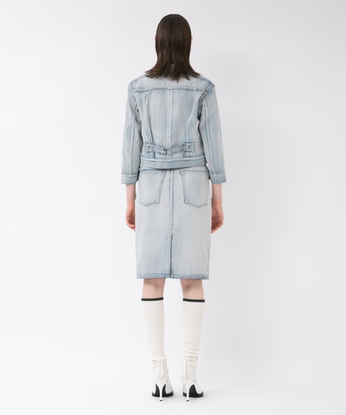 beautiful people(ビューティフルピープル)の「selvedge denim kids blouson(デニムジャケット・レディース・ケミカルウォッシュ・MEDIUM/SMALL/X-SMALL)」の4枚目の写真