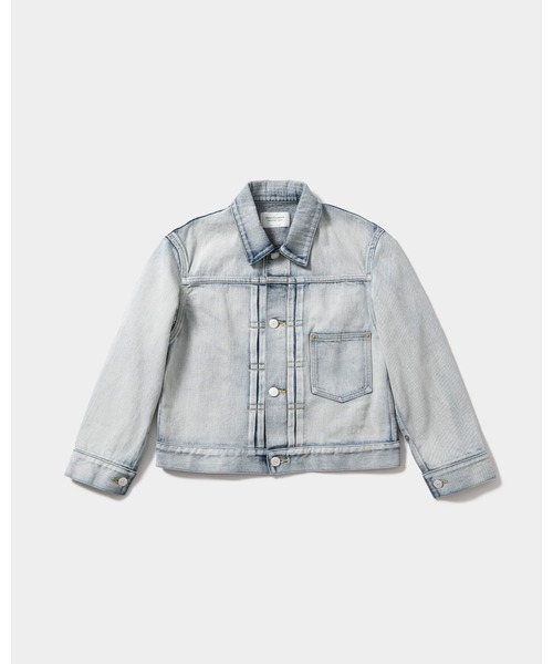 beautiful people(ビューティフルピープル)の「selvedge denim kids blouson(デニムジャケット・レディース・ケミカルウォッシュ・MEDIUM/SMALL/X-SMALL)」の5枚目の写真