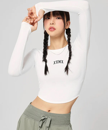 XEXYMIX | 【XEXYMIX】コットンライク指穴付き長袖Tシャツ(Tシャツ/カットソー)