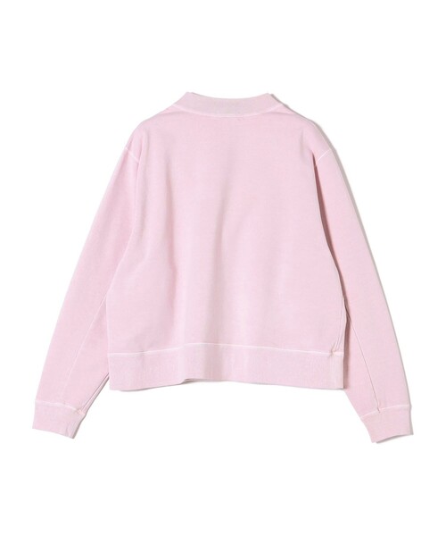 SHIPS（シップス）の「SHIPS Primary Navy Label:〈洗濯機可能〉顔料染め クルーネック プルオーバー（スウェット・レディース・ライトピンク/ミント・ONE SIZE）」の7枚目の写真