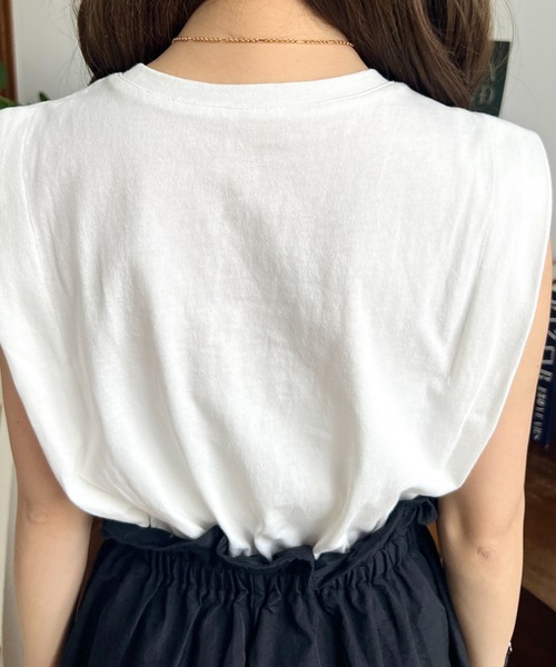 moment+（モーメントプラス）の「ウエストドロスト異素材ドッキングワンピース（ワンピース・レディース・ベージュ/ネイビー/ブラック/ブラック系その他2/オフホワイト/ブラック系その他・M）」の8枚目の写真