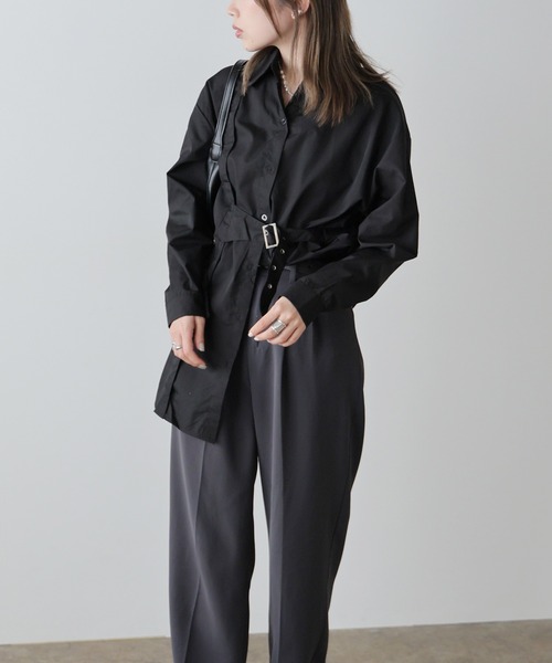 AO2（アオズ）の「Asymmetry shirt / アシメデザインシャツ（シャツ/ブラウス）」 - WEAR
