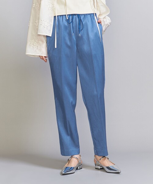 BEAUTY&YOUTH UNITED ARROWS(ビューティーアンドユースユナイテッドアローズ)の「サテンドロースト パンツ 3 -ウォッシャブル-(その他パンツ・レディース・コバルトブルー/クリーム/ダークグレー/オレンジ系その他/その他5・XS/L/S/M)」の17枚目の写真