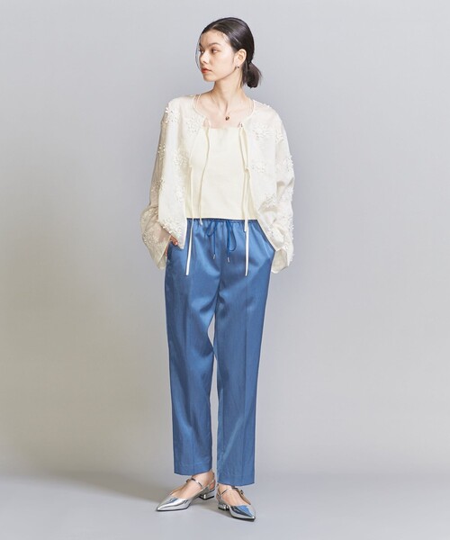 サテンドロースト パンツ　UNITED ARROWS BEAUTY&YOUTH UNITED ARROWS（ビューティーアンドユース