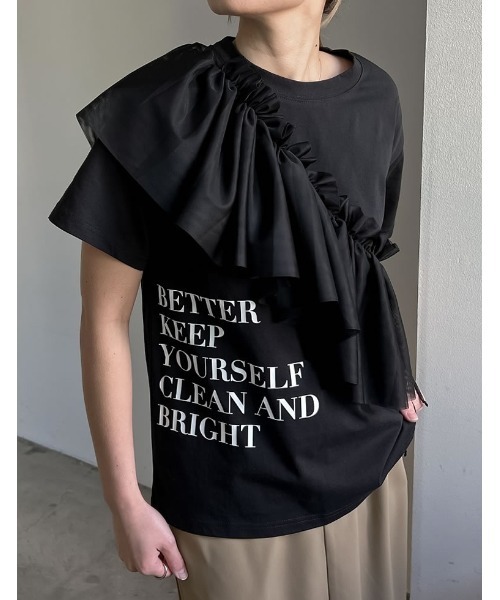 [2024SSCOLLECTION]マルチウェイチュールフリルカラー