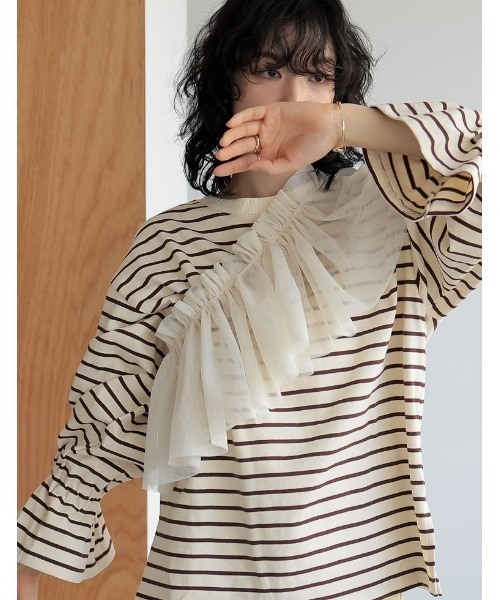 [2024SSCOLLECTION]マルチウェイチュールフリルカラー