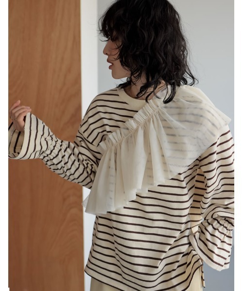 [2024SSCOLLECTION]マルチウェイチュールフリルカラー