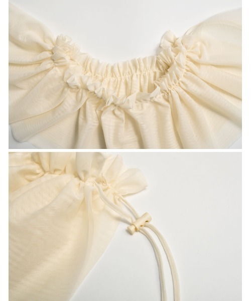 [2024SSCOLLECTION]マルチウェイチュールフリルカラー