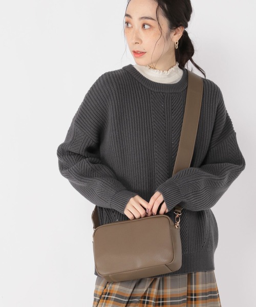 studio CLIP（スタディオクリップ）の「スクエアおでかけショルダーバッグ（ショルダーバッグ・レディース・ブラック/オフホワイト/ブルー/ブラウン・FREE）」の14枚目の写真
