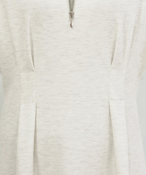 tiptop(ティップトップ)の「ハーフジップ袖チュールワンピース(ワンピース・レディース・ブラック/グレー/チャコールグレー・FREE)」の20枚目の写真