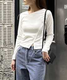 3.3 Field Trip  | 3.3 Field Trip／アンバランスラップ長袖T ド 2996075(Tシャツ/カットソー)