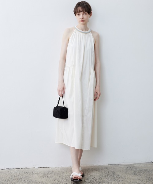 tageechita（タジチタ）の「【tageechita】リブ編みホルターネックワンピース（ワンピース・レディース・アイボリー・L/M/S）」の12枚目の写真