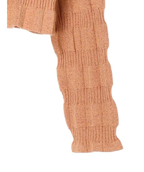 Green　Parks（グリーンパークス）の「・AND　SEARCH　ラメランダムリブカーディガン（カーディガン/ボレロ・レディース・ブラック/アイボリー/オレンジ・FREE）」の12枚目の写真