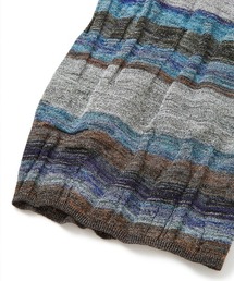 美品　PERVERZE ウェーブボーダー　ニットパンツ PERVERZE（パーバーズ）の「Wave Border Loose Knit Pants
