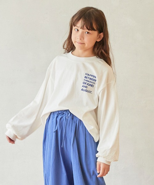 undeny.（アンディニ－）の「アンディニー ロゴ L/S Tシャツ（Tシャツ/カットソー・キッズ・チャコールグレー/ブラック/ホワイト・L/XL/M）」の2枚目の写真