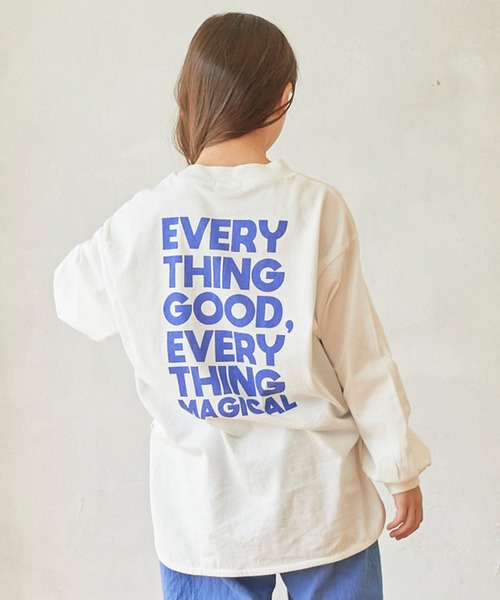 undeny.（アンディニ－）の「アンディニー ロゴ L/S Tシャツ（Tシャツ/カットソー・キッズ・チャコールグレー/ブラック/ホワイト・L/XL/M）」の6枚目の写真
