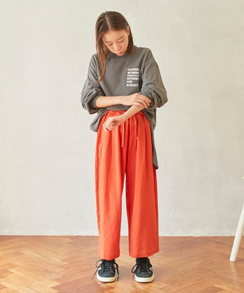 undeny.（アンディニ－）の「アンディニー ロゴ L/S Tシャツ（Tシャツ/カットソー・キッズ・チャコールグレー/ブラック/ホワイト・L/XL/M）」の8枚目の写真