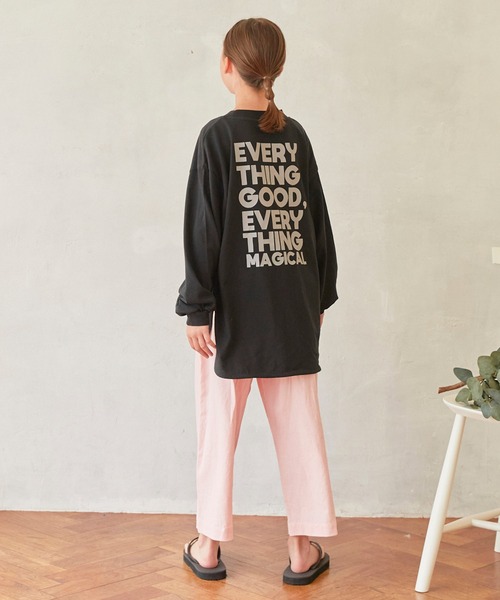 undeny.（アンディニ－）の「アンディニー ロゴ L/S Tシャツ（Tシャツ/カットソー・キッズ・チャコールグレー/ブラック/ホワイト・L/XL/M）」の10枚目の写真