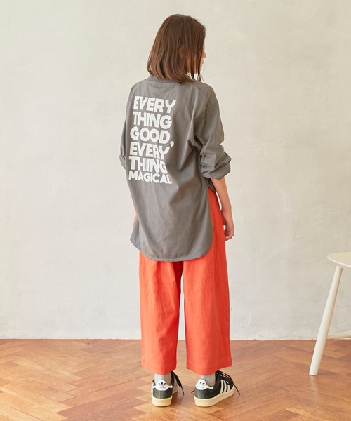 undeny.（アンディニ－）の「アンディニー ロゴ L/S Tシャツ（Tシャツ/カットソー・キッズ・チャコールグレー/ブラック/ホワイト・L/XL/M）」の11枚目の写真