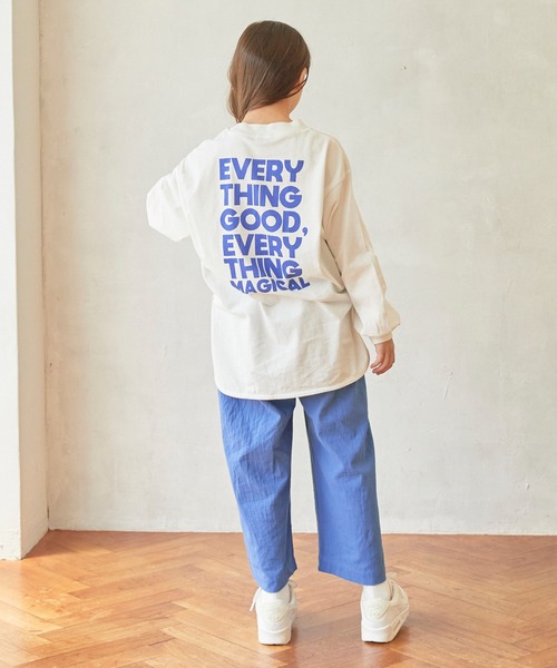 undeny.（アンディニ－）の「アンディニー ロゴ L/S Tシャツ（Tシャツ/カットソー・キッズ・チャコールグレー/ブラック/ホワイト・L/XL/M）」の12枚目の写真