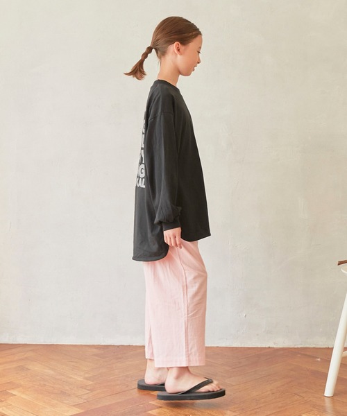 undeny.（アンディニ－）の「アンディニー ロゴ L/S Tシャツ（Tシャツ/カットソー・キッズ・チャコールグレー/ブラック/ホワイト・L/XL/M）」の13枚目の写真