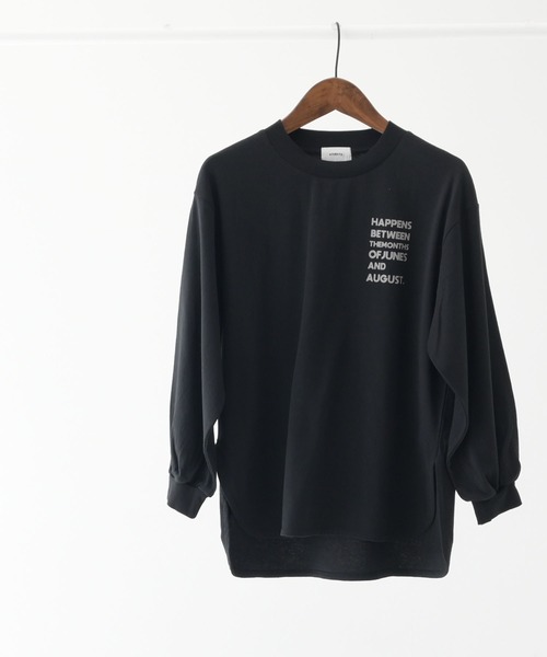 undeny.（アンディニ－）の「アンディニー ロゴ L/S Tシャツ（Tシャツ/カットソー・キッズ・チャコールグレー/ブラック/ホワイト・L/XL/M）」の15枚目の写真