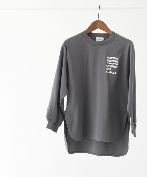 undeny.（アンディニ－）の「アンディニー ロゴ L/S Tシャツ（Tシャツ/カットソー・キッズ・チャコールグレー/ブラック/ホワイト・L/XL/M）」の17枚目の写真