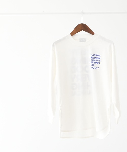 undeny.（アンディニ－）の「アンディニー ロゴ L/S Tシャツ（Tシャツ/カットソー・キッズ・チャコールグレー/ブラック/ホワイト・L/XL/M）」の19枚目の写真