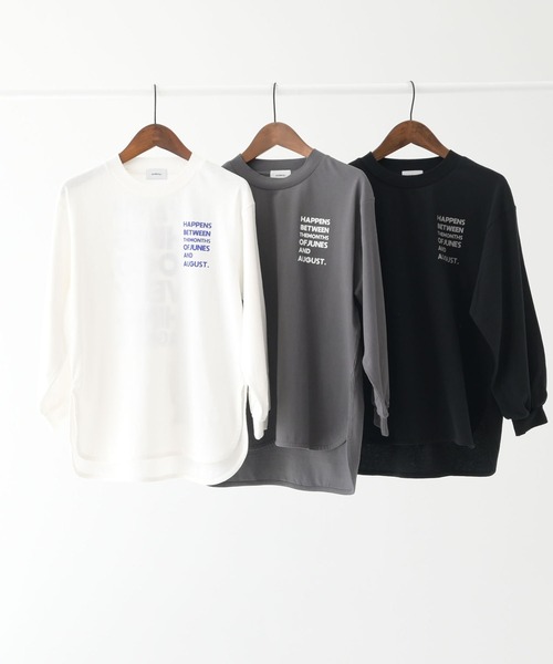 undeny.（アンディニ－）の「アンディニー ロゴ L/S Tシャツ（Tシャツ/カットソー・キッズ・チャコールグレー/ブラック/ホワイト・L/XL/M）」の21枚目の写真