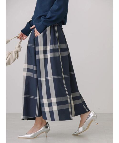 美品BETTY'S BLUE コレクションチェック柄 フレアスカート Mサイズ チェックメモリーフレアスカート（スカート）｜AMERICAN HOLIC