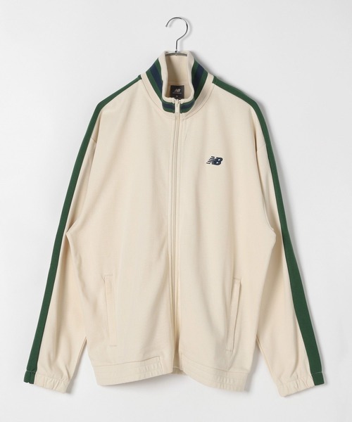 niko and...(ニコアンド)の「【New Balance(ニューバランス)】フルジップトラックジャケット(ジャージ・メンズ・アイボリー・LARGE)」の1枚目の写真