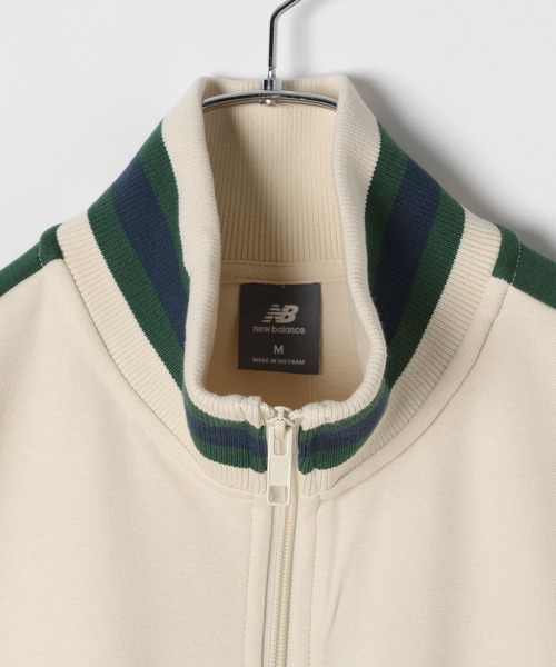 niko and...(ニコアンド)の「【New Balance(ニューバランス)】フルジップトラックジャケット(ジャージ・メンズ・アイボリー・LARGE)」の2枚目の写真