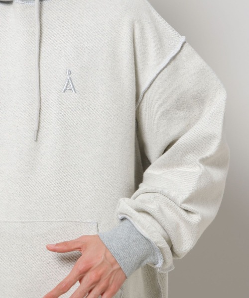 セール】【UNISEX】ALAND／リバースステッチフーディー 2997322