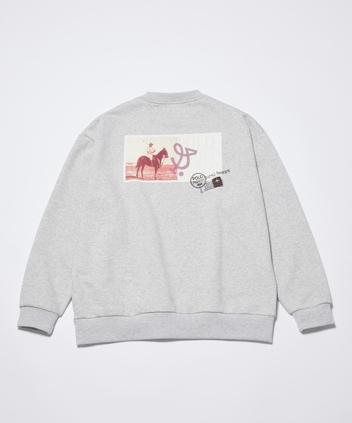 POLO BCS（ポロ ビーシーエス）の「【POLO BCS別注】j.n.r.d/バックプリントスウェット（スウェット・メンズ・ホワイト/ネイビー・M/L/LL）」の3枚目の写真