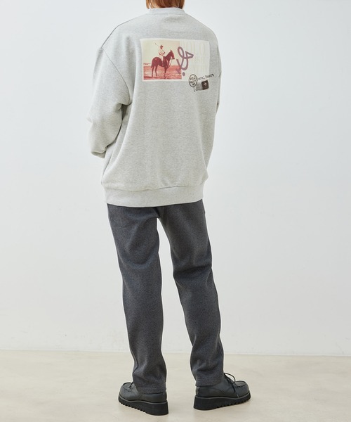 POLO BCS（ポロ ビーシーエス）の「【POLO BCS別注】j.n.r.d/バックプリントスウェット（スウェット・メンズ・ホワイト/ネイビー・M/L/LL）」の9枚目の写真