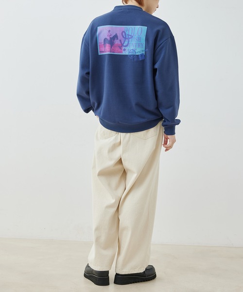 POLO BCS（ポロ ビーシーエス）の「【POLO BCS別注】j.n.r.d/バックプリントスウェット（スウェット・メンズ・ホワイト/ネイビー・M/L/LL）」の11枚目の写真