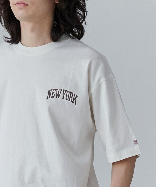 SMITH'S（スミス）の「SMITH’S（スミス）別注ロゴプリントTシャツ（Tシャツ/カットソー・メンズ・ホワイト/ダークグレー/ロイヤルブルー・S/M/L/XL）」の4枚目の写真