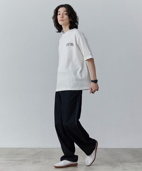 SMITH'S（スミス）の「SMITH’S（スミス）別注ロゴプリントTシャツ（Tシャツ/カットソー・メンズ・ホワイト/ダークグレー/ロイヤルブルー・S/M/L/XL）」の6枚目の写真