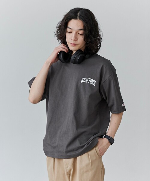 SMITH'S（スミス）の「SMITH’S（スミス）別注ロゴプリントTシャツ（Tシャツ/カットソー・メンズ・ホワイト/ダークグレー/ロイヤルブルー・S/M/L/XL）」の12枚目の写真