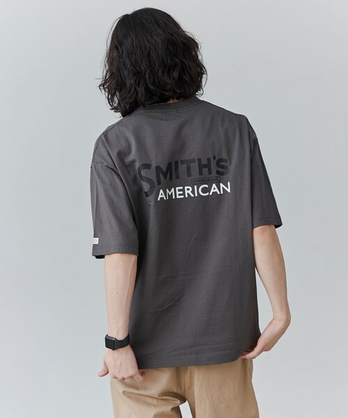 SMITH'S（スミス）の「SMITH’S（スミス）別注ロゴプリントTシャツ（Tシャツ/カットソー・メンズ・ホワイト/ダークグレー/ロイヤルブルー・S/M/L/XL）」の14枚目の写真