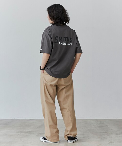 SMITH'S（スミス）の「SMITH’S（スミス）別注ロゴプリントTシャツ（Tシャツ/カットソー・メンズ・ホワイト/ダークグレー/ロイヤルブルー・S/M/L/XL）」の15枚目の写真