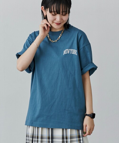 SMITH'S（スミス）の「SMITH’S（スミス）別注ロゴプリントTシャツ（Tシャツ/カットソー・メンズ・ホワイト/ダークグレー/ロイヤルブルー・S/M/L/XL）」の21枚目の写真