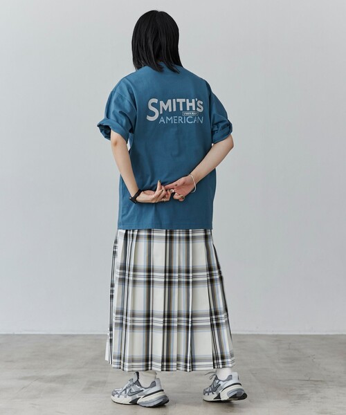 SMITH'S（スミス）の「SMITH’S（スミス）別注ロゴプリントTシャツ（Tシャツ/カットソー・メンズ・ホワイト/ダークグレー/ロイヤルブルー・S/M/L/XL）」の22枚目の写真