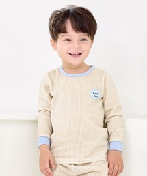 unifriend（ユニフレンド）の「(在庫なし)キューティーチェック(BR)長袖パジャマ（ルームウェア/パジャマ・キッズ）」