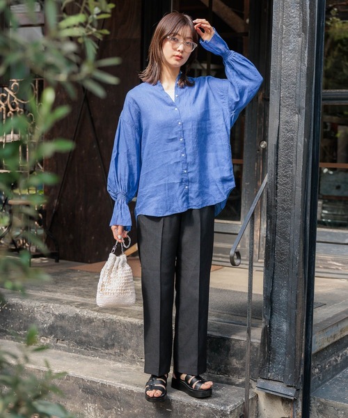 niko and...(ニコアンド)の「オリジナル巾着チェンジショルダーバッグ(ショルダーバッグ・レディース・ブラック/ホワイト系/イエロー・0)」の8枚目の写真