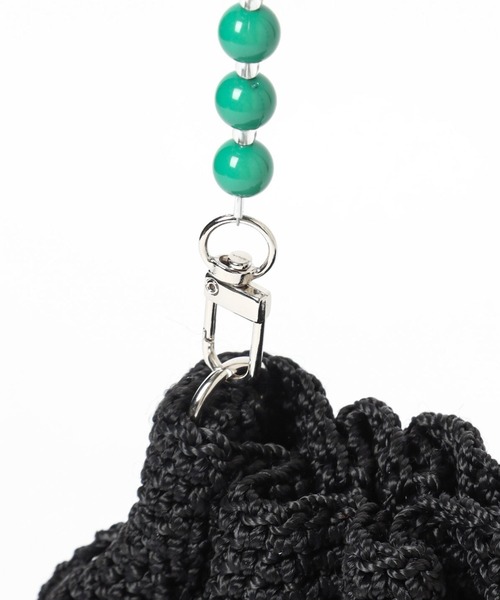 niko and...(ニコアンド)の「オリジナル巾着チェンジショルダーバッグ(ショルダーバッグ・レディース・ブラック/ホワイト系/イエロー・0)」の14枚目の写真