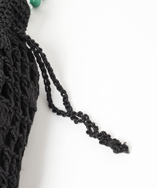 niko and...(ニコアンド)の「オリジナル巾着チェンジショルダーバッグ(ショルダーバッグ・レディース・ブラック/ホワイト系/イエロー・0)」の15枚目の写真