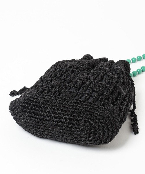 niko and...(ニコアンド)の「オリジナル巾着チェンジショルダーバッグ(ショルダーバッグ・レディース・ブラック/ホワイト系/イエロー・0)」の16枚目の写真